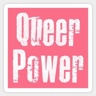 Queer Power / Original Retro Typography Design Sticker